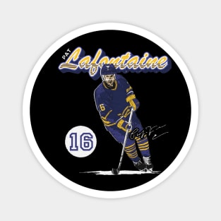 Pat Lafontaine Buffalo Retro Script Magnet